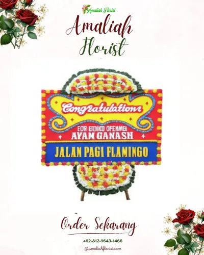 Bunga Papan Congratulation di Safe N Lock Sidoarjo
